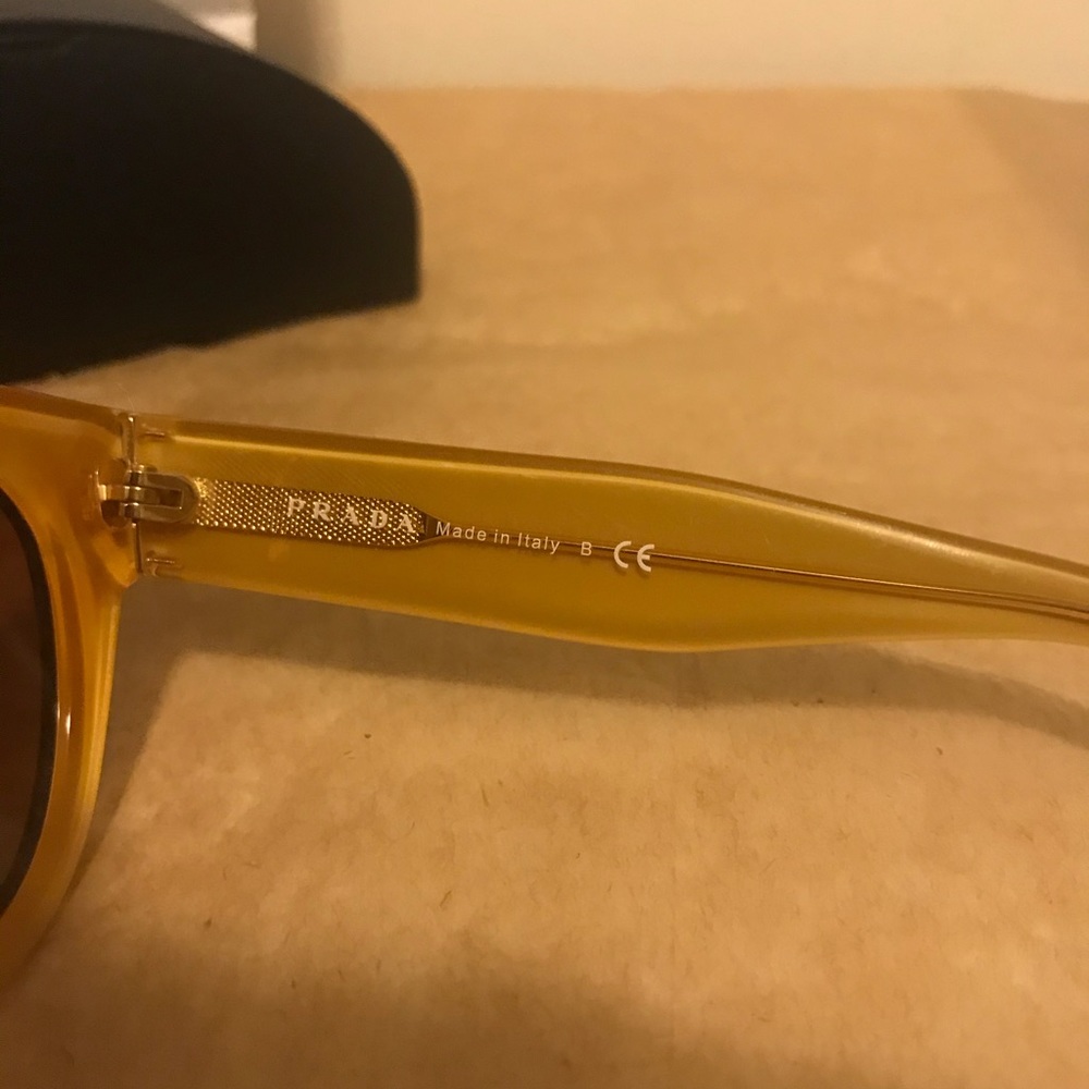 % Authentic Brown Prada Sunglasses - image 5